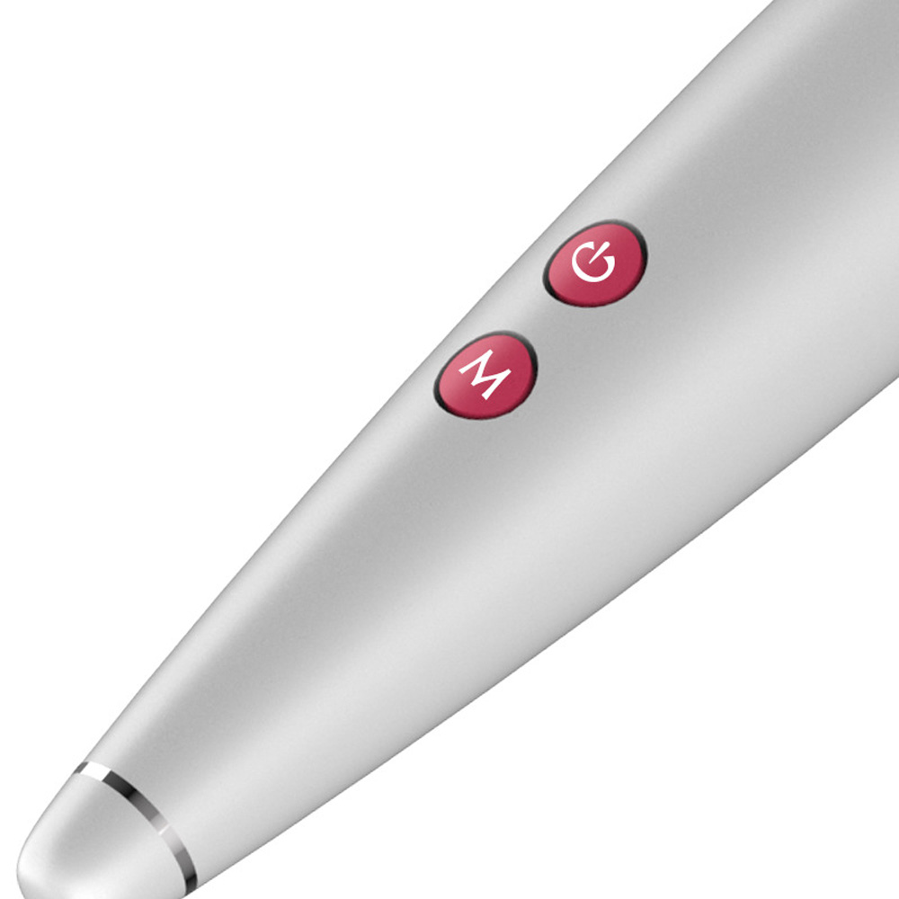 Vibratör Wand Masaj USB Şarjlı Silikon 12 Hızlı