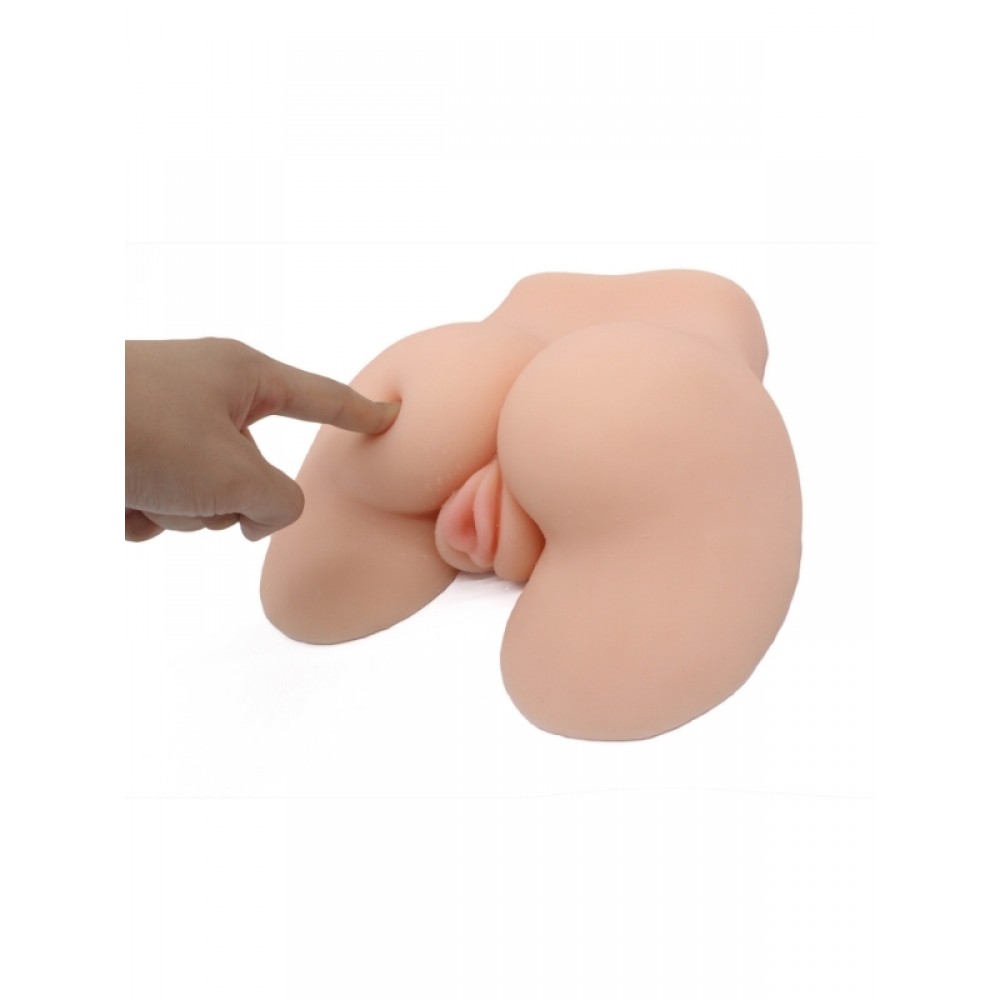 Suni Vajina Mastürbatör Anal Vajinal Çift Girişli Gerçekçi Kalça 2200g