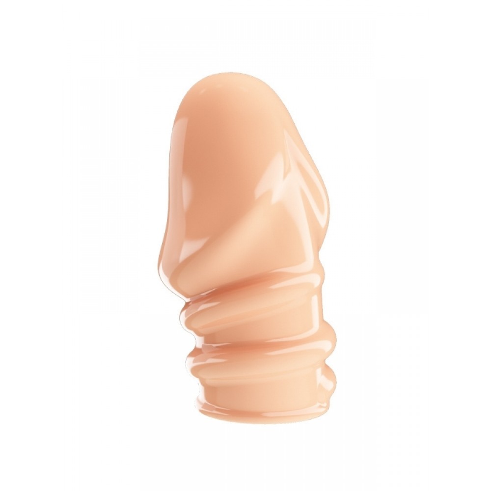 Penis Kılıfı Gerçekçi Uzatmalı Dolgulu Performans Etkili Ten Rengi
