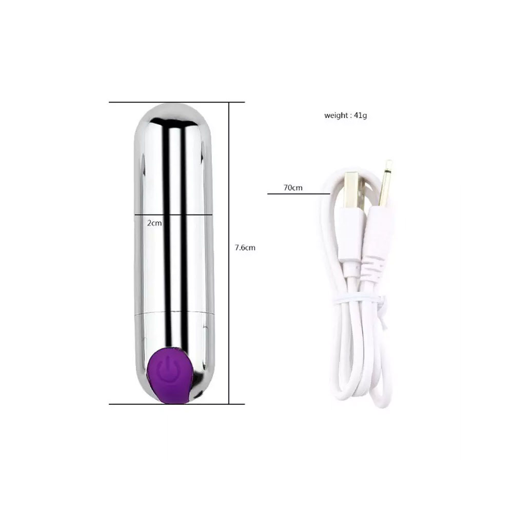 Vibratör USB Şarjlı Mini 8cm 2cm