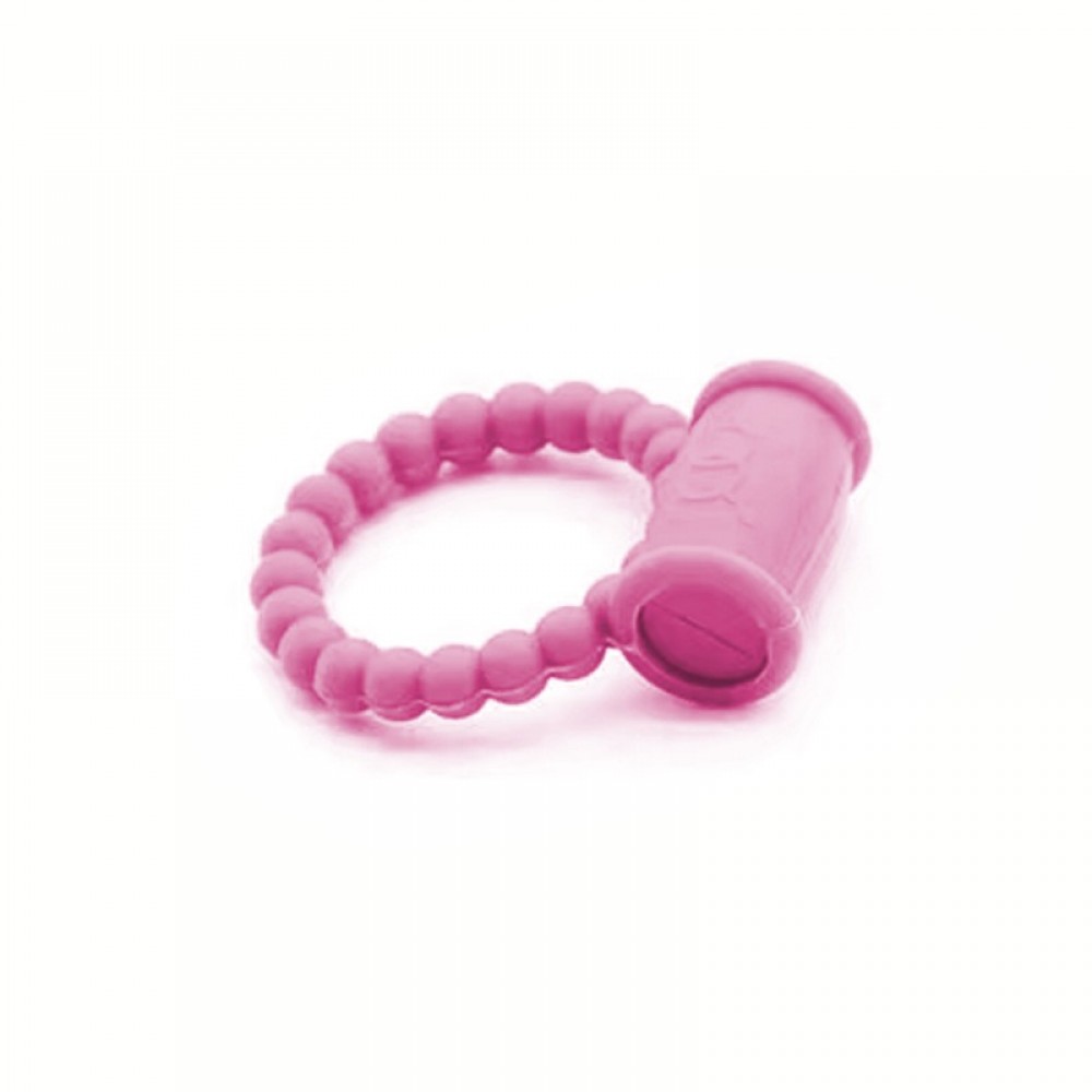Penis Halkası Titreşimli Noktalı Pembe