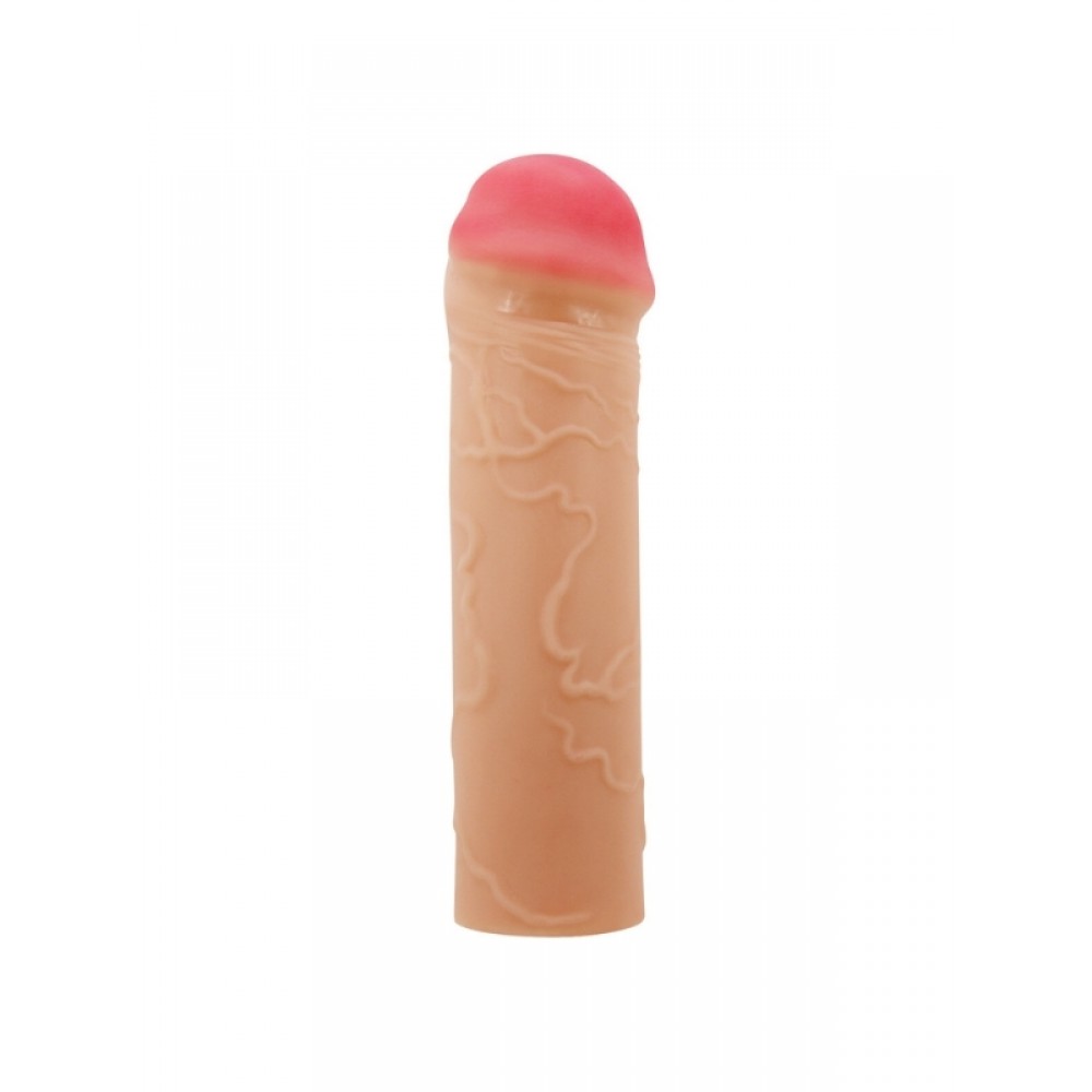 Penis Kılıfı Gerçekçi Uzatmalı Dolgulu Et Dokulu 2.5cm