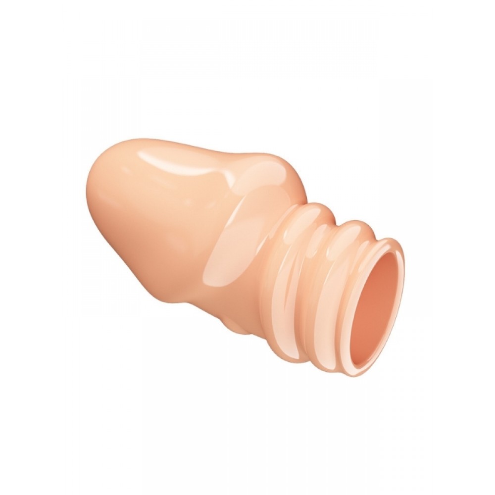 Penis Kılıfı Gerçekçi Uzatmalı Dolgulu Performans Etkili Ten Rengi