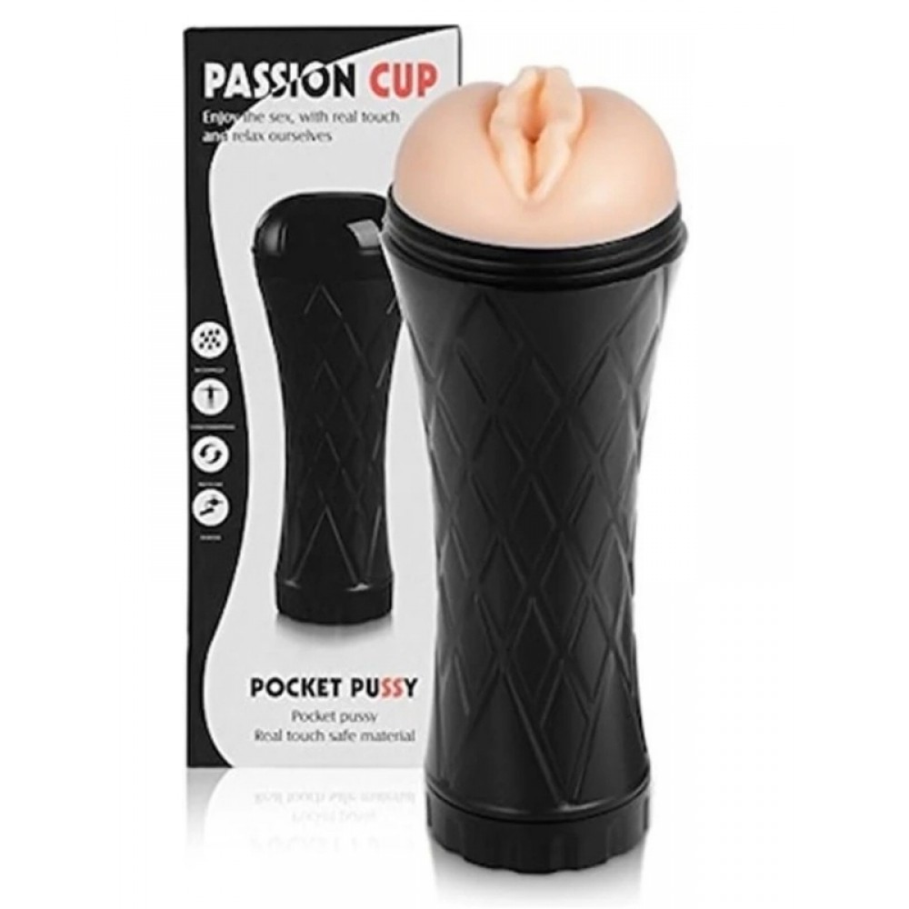 Suni Vajina Mastürbatör Anal Vajinal Çift Girişli Gerçekçi Fener Tipi Kola Kutusu Tipi 20cm 25.3cm