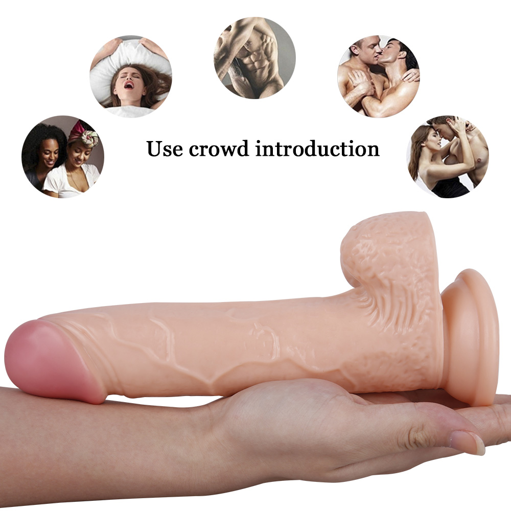 Dildo Gerçekçi Vantuzlu Testisli 20cm 330g