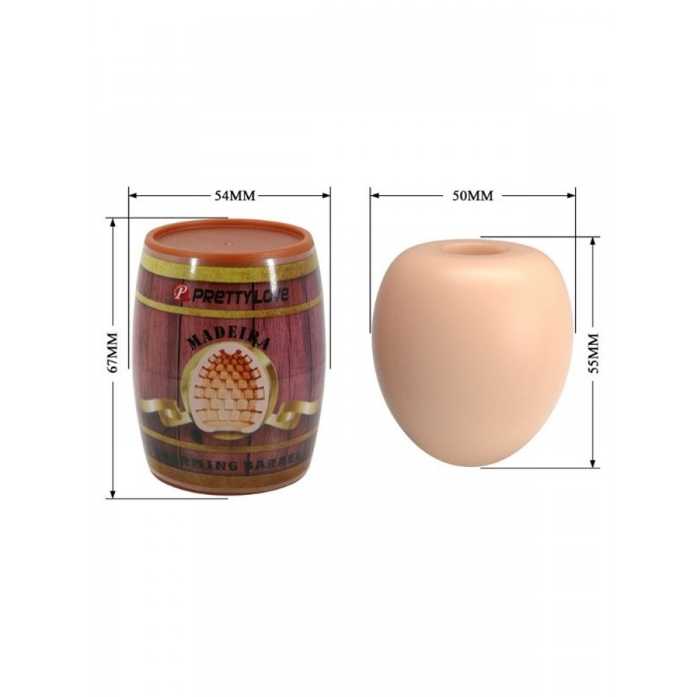 Suni Vajina Mastürbatör Anal Girişli Kola Kutusu Tipi 5.4cm 42g