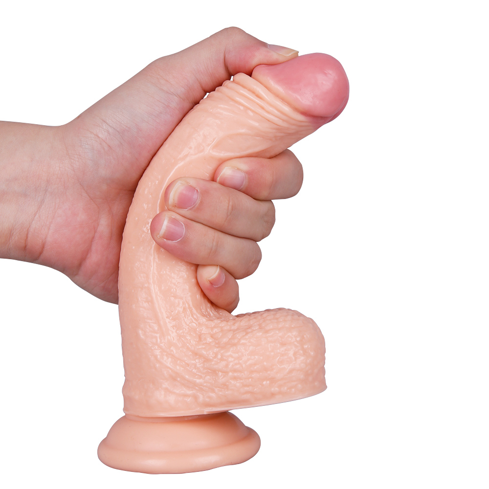 Dildo Gerçekçi Vantuzlu 19cm 260g Ten Rengi
