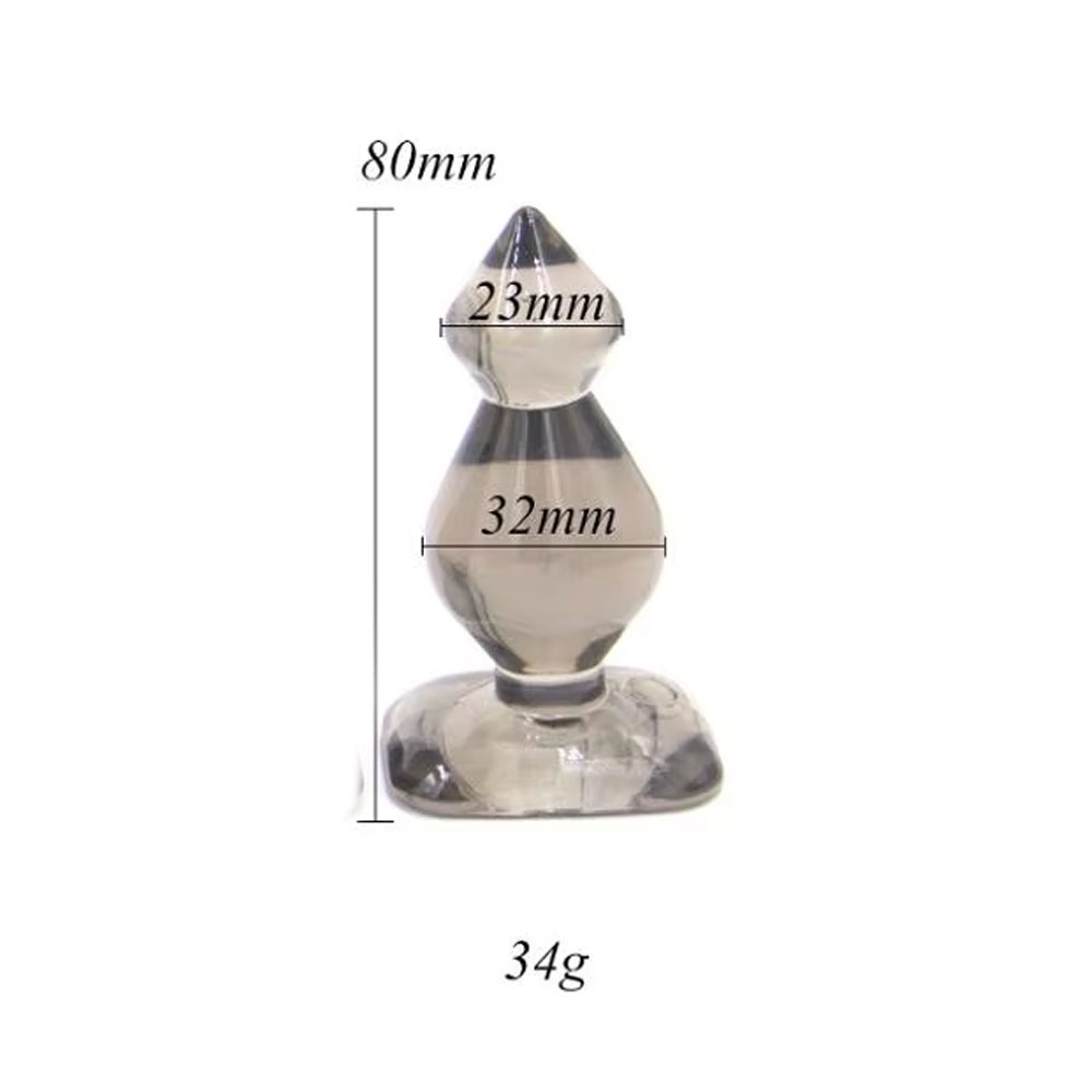 Anal Plug Tıkaç Silikon 8cm 40g Siyah
