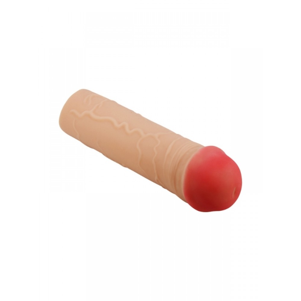 Penis Kılıfı Gerçekçi Uzatmalı Dolgulu Et Dokulu 2.5cm