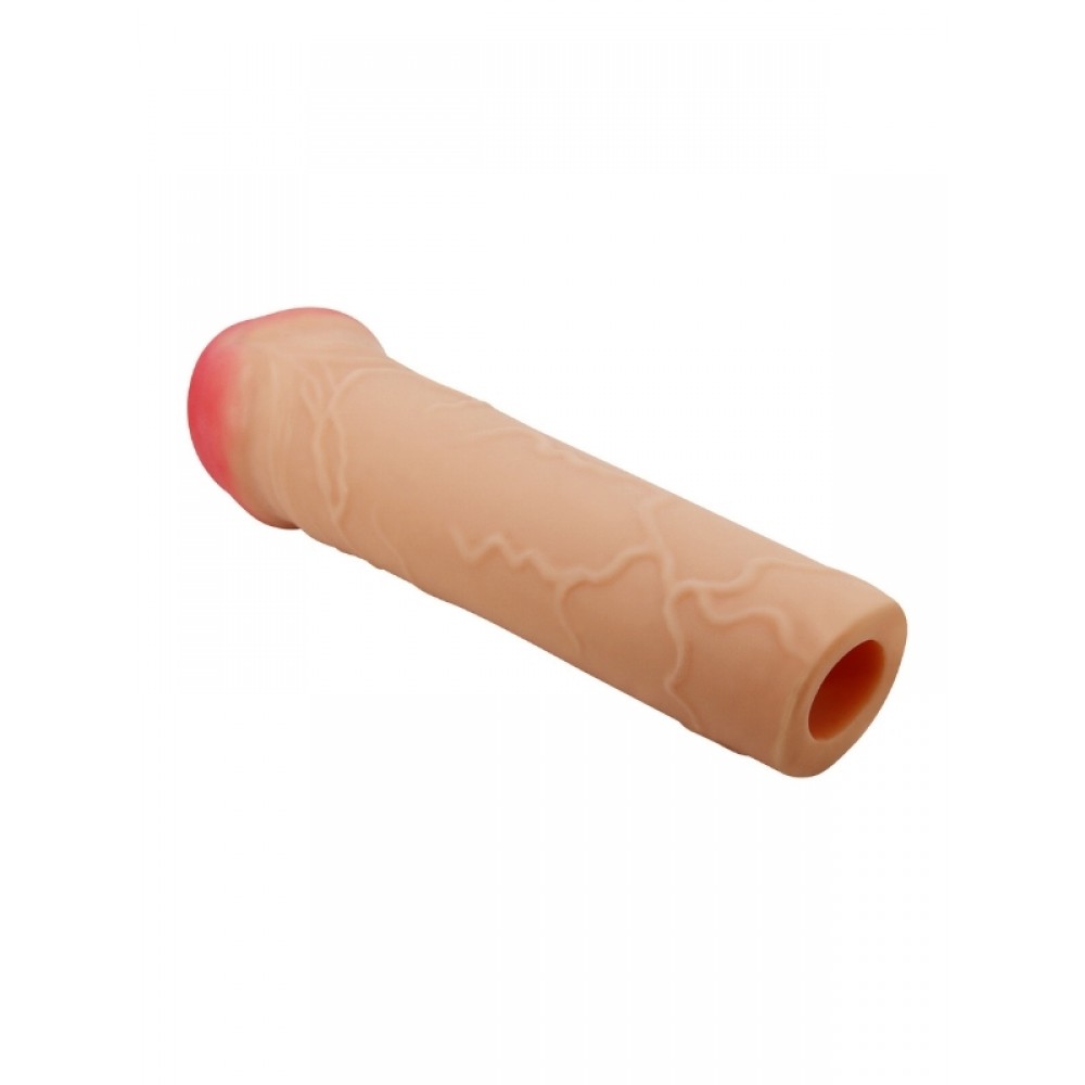 Penis Kılıfı Gerçekçi Uzatmalı Dolgulu Et Dokulu 2.5cm