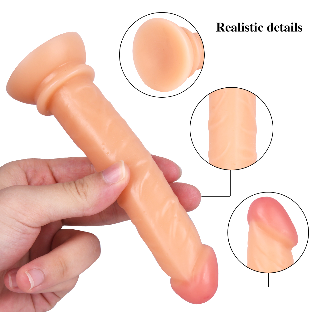 Dildo Gerçekçi Vantuzlu Testissiz 15cm 85g