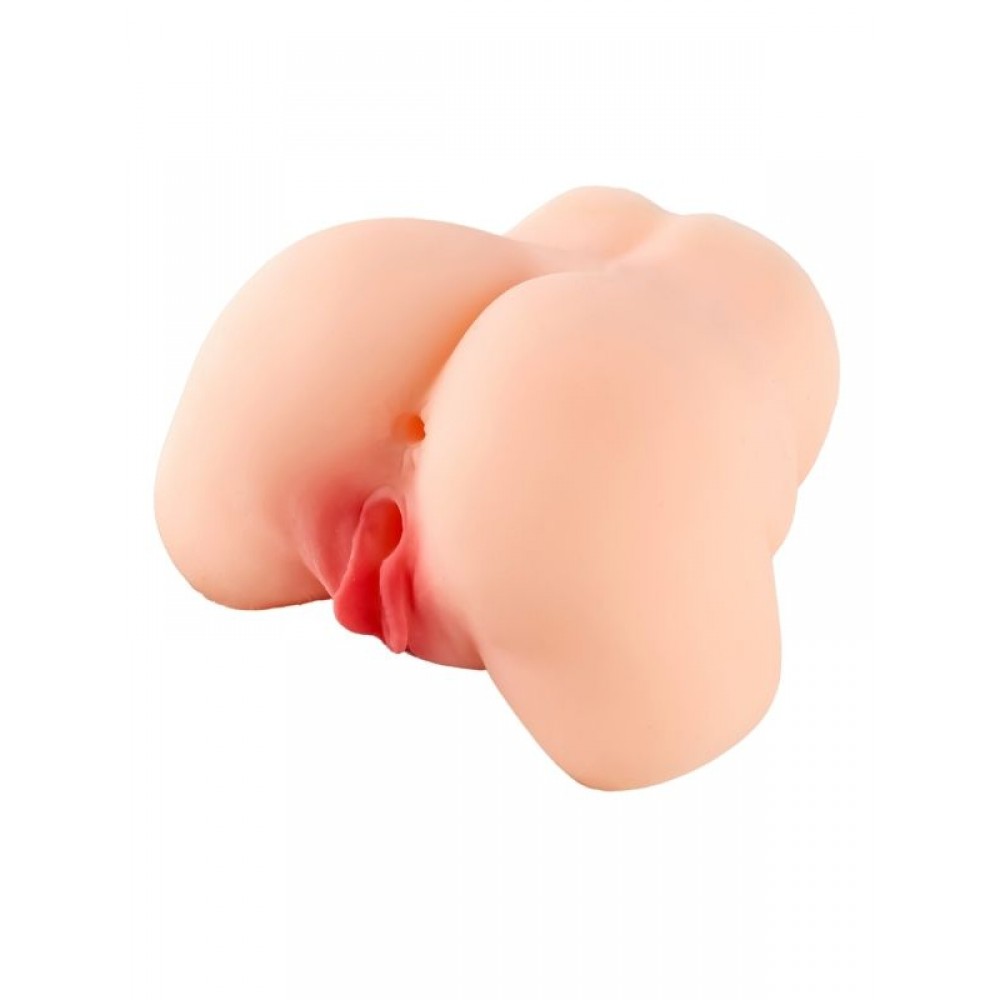 Suni Vajina Mastürbatör Anal Vajinal Çift Girişli Gerçekçi Kalça Doggy Misyoner Pozisyon 600g