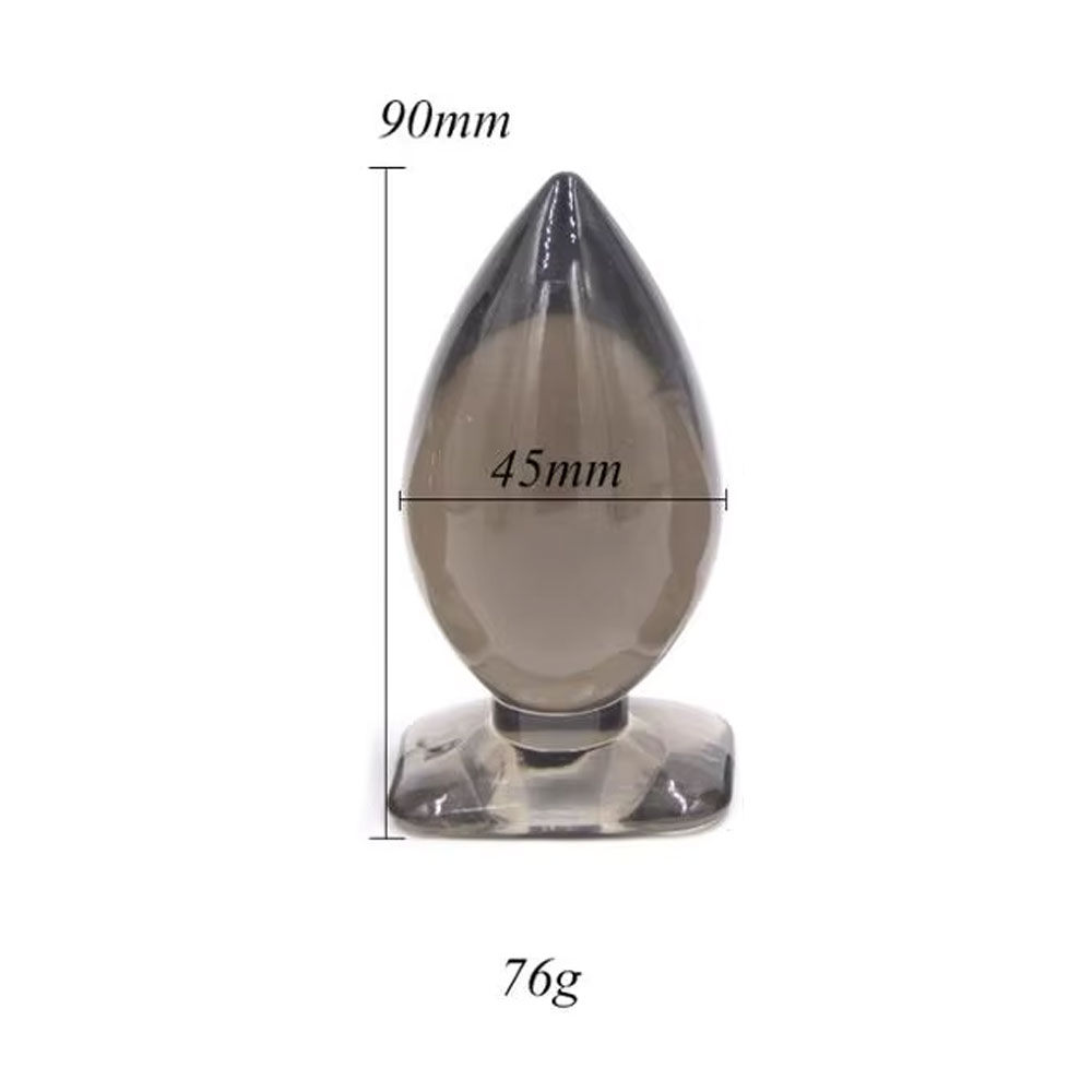 Anal Plug Tıkaç Silikon 9cm 76g Siyah